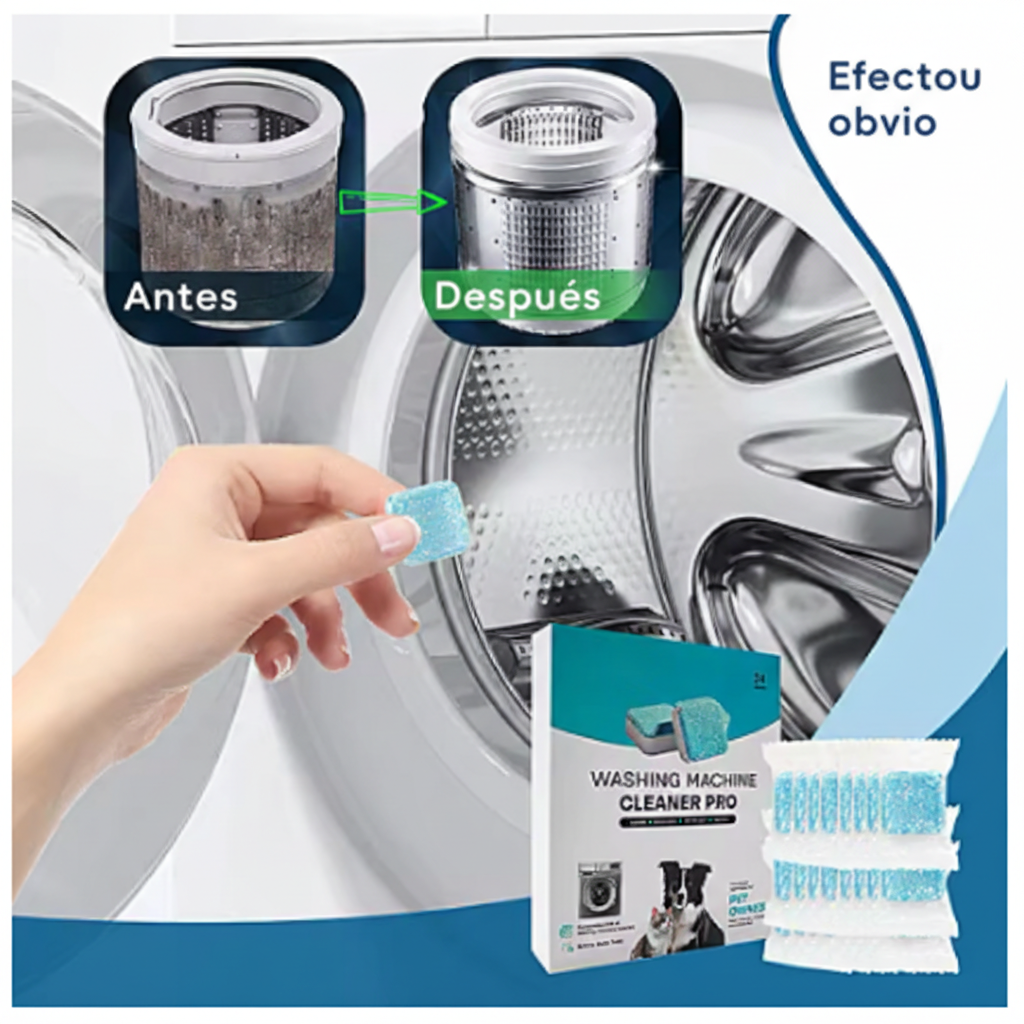 CleanCycle® Pastillas Limpiadoras para Lavadoras