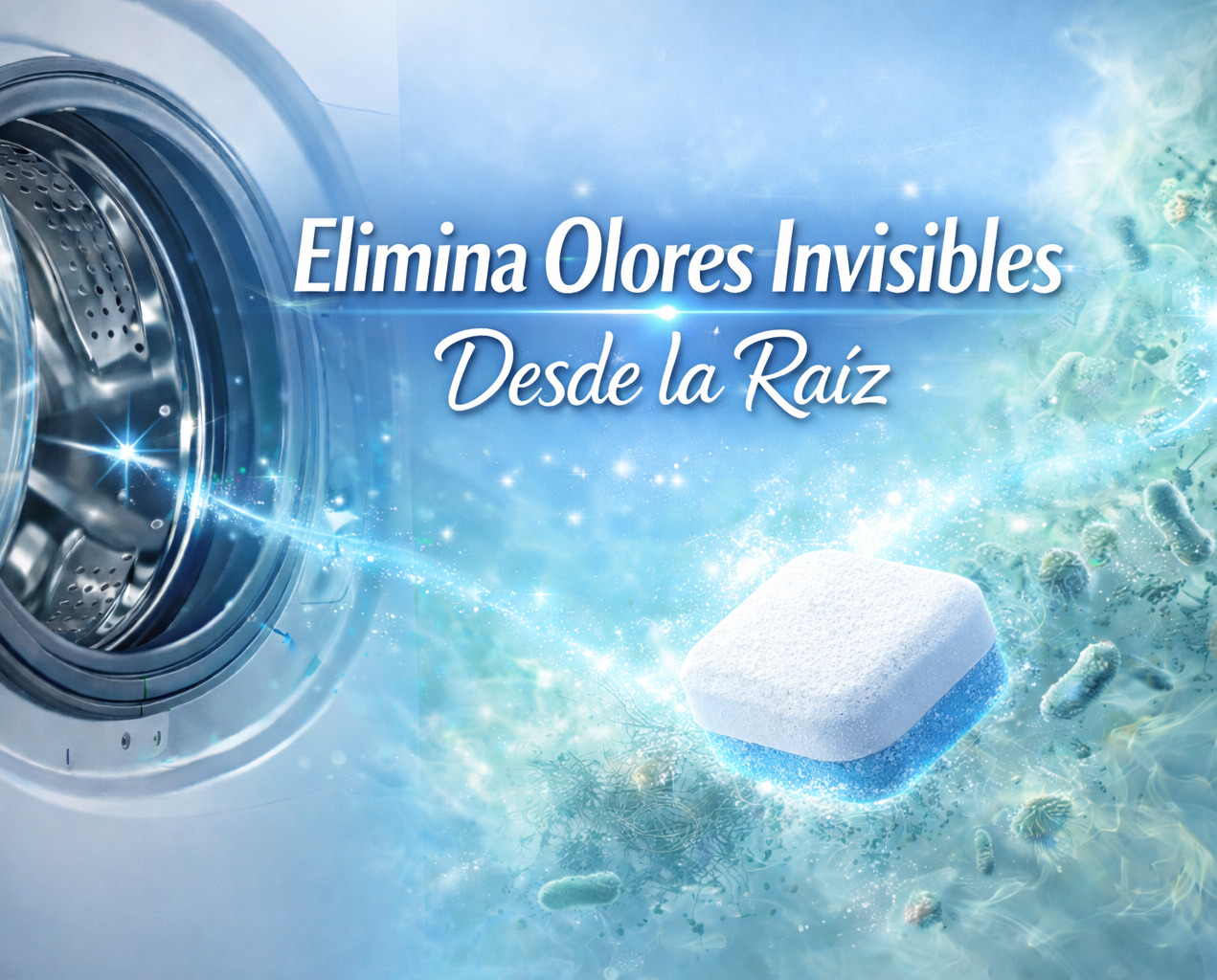 CleanCycle® Pastillas Limpiadoras para Lavadoras